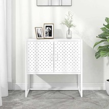  Sideboard White Steel Medium Levelers Sideboard Rectangular - €160,34 EUR