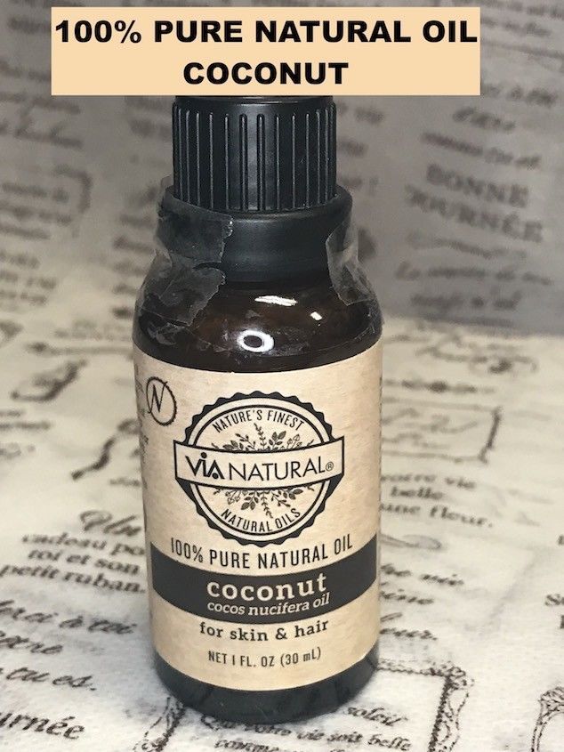 VIA NATURAL  100% PURE NATURAL OIL COCONUT  FOR HAIR &amp; HAIR 1 FL OZ - $5.99