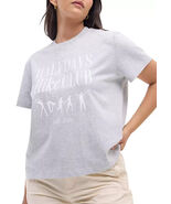 Halfdays Women&#39;s Short Sleeve T-Shirt Heather Grey Crew Neck Size Small - $41.40 CAD