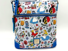 Disney Dooney &amp; and Bourke Alice In Wonderland Crossbody Bag Purse Mad Hatter B - £155.16 GBP