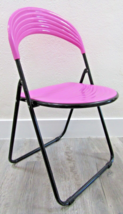 Postmodern Italian Designer Studio GP Pink Folding Chair, 1980s - £131.12 GBP