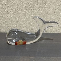 Vintage Anna’s Whale Bleikristall Germany Lead Crystal Figurine By Anna Hutte 6” - £7.89 GBP