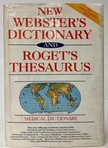 1992 New Websters Dictionary and Roget&#39;s Thesaurus, Medical Dictionary W... - £4.12 GBP