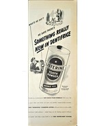 Listerine Tooth Powder New in Dentifice Double Size -1943 Vintage Print Ad - $183.73 MXN