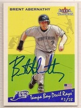 Brent Abernathy signed autographed Baseball card Fleer Tradition - $10.08