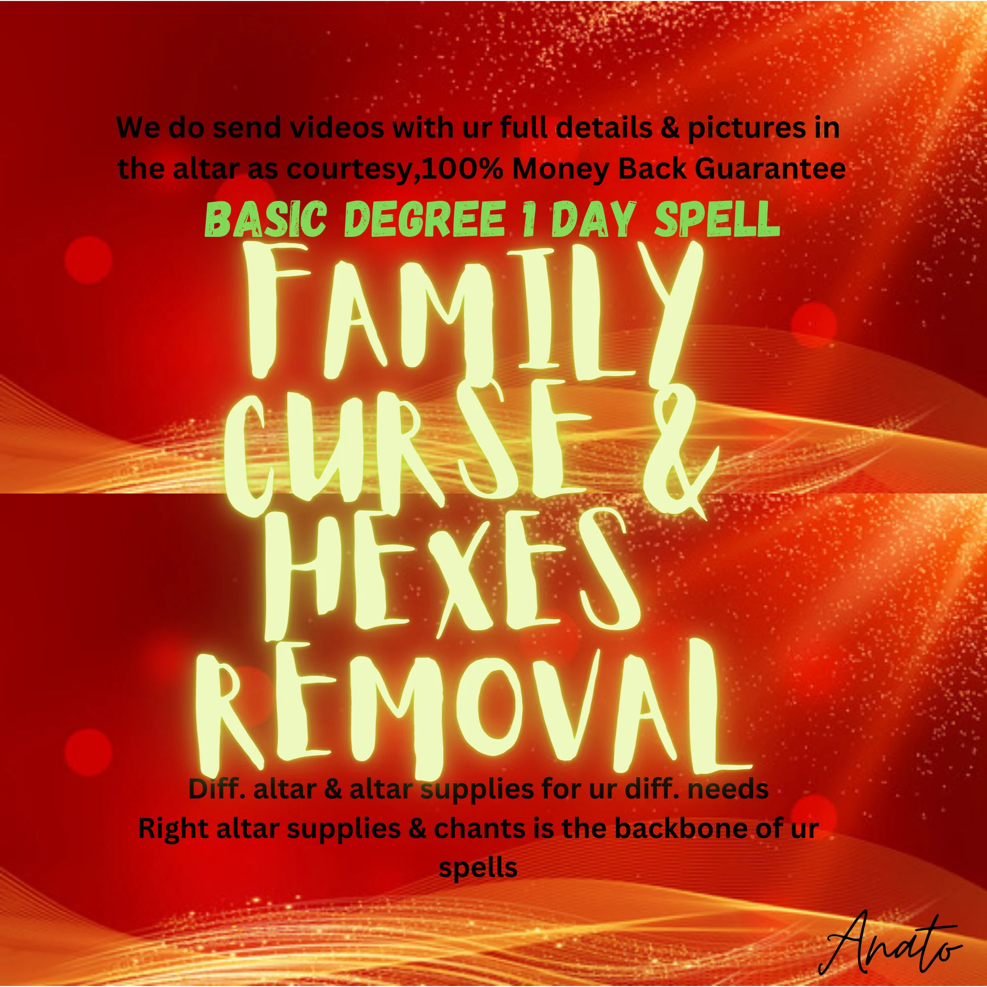 Family Curse Removal Spell, Remove Curses, Hexes, and Spells From My Family - £495.97 GBP