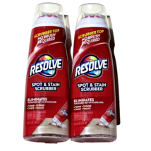 2 Pk Resolve Spot &amp; Stain Scrubber Top Eliminates Wine Coffee Juice Sauc... - $25.99