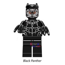 1pcs Superhero Marvel Black Panther Avengers Infinity War Minifigures Block - £2.33 GBP