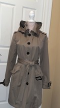 Michael Kors Green Trench Rain ? Detachable Hood - $249.00