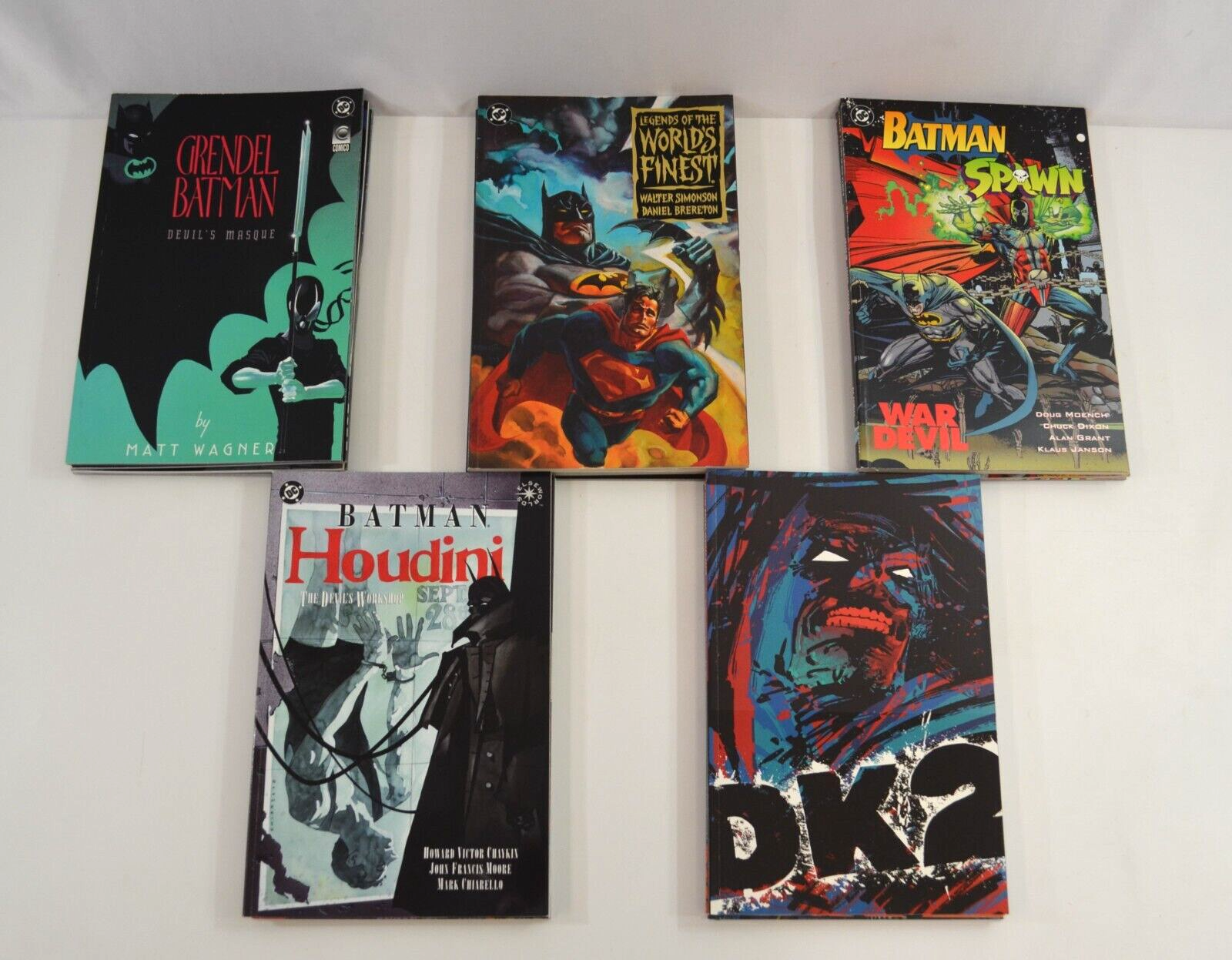 Primary image for Batman TPB LOT of 25 Grendel Spawn Worlds Finest DK2 Two Face Catwoman Punisher