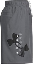 Under Armour Big Logo Swim Trunks Board Shorts Mens S Gray Elastic Waist... - £23.58 GBP