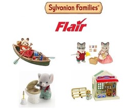 Vintage Collectable Sylvanian Families Figures And Furniture From Flair Rare HTF - £8.85 GBP