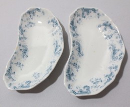 2 Antique L.S.&amp;  S Lazarus Strauss &amp; Sons  Bone Dishes England Orleans pattern - £19.98 GBP