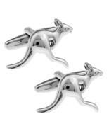 KANGAROO CUFFLINKS Australia Australian Iconic Animal Marsupial NEW w GI... - €10,22 EUR