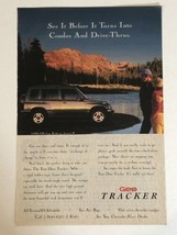 Geo Tracker Print Ad Advertisement Chevy Vintage 1996 pa7 - £4.66 GBP