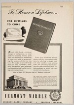 1948 Print Ad Vermont Marble The Memory Stone Monuments Proctor,Vermont - £8.90 GBP