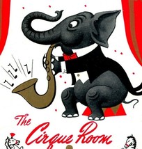 Vtg Cartolina San Francisco California Ca Fairmont Hotel Circo Room Elefante Unp - £6.42 GBP