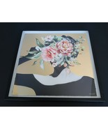 Marmont Hill shadowbox framed art print woman with flowers floral hair g... - $1,670.59 MXN