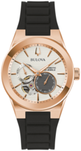 Bulova Latin Grammy Automatic Rose Gold tone Mens Watch 97A186 - $652.41