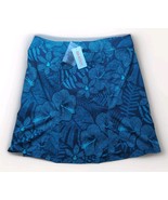 Rip Skirt Womens Blue Cover Up Wrap Mini Skirt Maui Moonlight Hawaii Flo... - $28.99