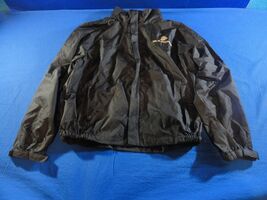 BLACK USMC MARINE CORPS LOGO EGA EAGLE GLOBE ANCHOR JACKET WINDBREAKER S... - $26.13