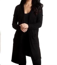 French Kyss supersoft hooded duster in Black - size S - $70.29