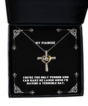 Useful Fiancee Cross Dancing Necklace, You&#39;re The only Person who can Ma... - £39.52 GBP