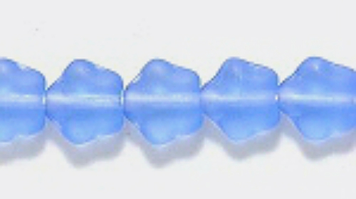 Primary image for Czech Glass Star Beads, 6mm Sapphire Matte, 1 strand 100, Blue stars