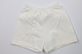 Vtg 60s 70s Youth Size 10/12 Blank Sheer Knit Running Soccer Shorts Whit... - $540.53 MXN