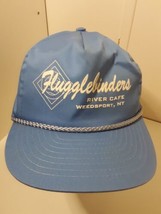 Vintage Flugglebinders River Cafe Weedsport New York Snapback Cap Hat - £7.73 GBP