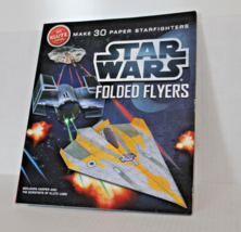 Star Wars Paper Airplane Starfighter Folded Flyers Klutz Certified Activ... - $8.79