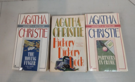 Agatha Christie LOT Of 3 Books Paperback Pocket 1970s Miss Marple Other - £11.01 GBP