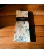 Ralph Lauren Blue White Lt Green Floral Set 2 Kitchen Towels-NIP - $24.74
