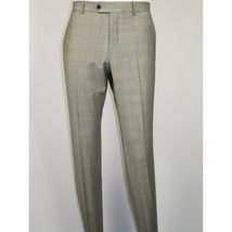 Men Suit BERLUSCONI Turkey Italian Wool 180's Glenn Plaid K167-06 Black White image 14