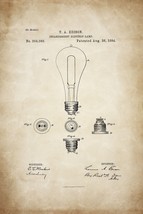 12957.Decoration Poster.Wall art.Home interior Room design.Patent.Edison... - $314.21 MXN+