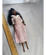 Mattel Barbie AFRICAN AMERICAN CHRISTIE Purple Blue Eyes Long Black HAIR... - $19.79