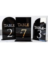 Acrylic Table Number, Frosted Acrylic Sign, Wedding Table Decor Number s... - $13.00