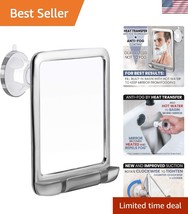 Modern Chrome Fogless Shower Mirror - Shatterproof with Integrated Razor... - $42.00