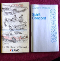 Vintage Owners Manuals  AMC  Chrysler   - $24.00