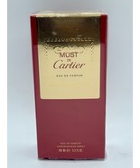 GOLD Must De Cartier 100ml 3.3oz Spray For Women Rare - NEW &amp; SEALED - $2,576.47 MXN