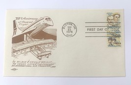 75th Anniversary of Flight Concord Air Transport Mail Cover 1978 - £11.90 GBP