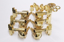 Wilkinson 3R+3L DECO Style Guitar Tuners In Gold - $34.64