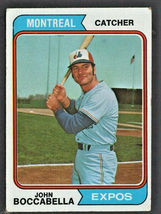 Montreal Expos John Boccabella 1974 Topps Baseball Card #253 - £0.39 GBP