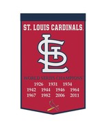 St. Louis Cardinals Banner Wool 24x38 Dynasty Champ Design - €89,66 EUR