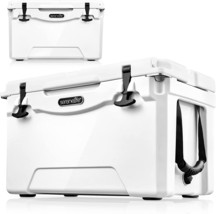 Quart Portable Cooler Box: 5-Day Ice Retention,, Way Handles, Drain. - £296.54 GBP