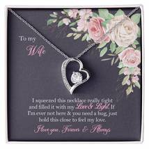 Heart Necklace Gift for Wife.Christmas Gift Wife,Birthday Gift Wife,Gift... - £30.99 GBP+
