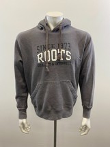 Vintage Roots Hoodie Men&#39;s Size Small Spell Out Gray Long Sleeve Cotton ... - £10.82 GBP