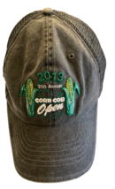 Cap 2013 Corn Cob Open Hook &amp; Loop Trucker Cap Hat MAX Brand Gray - £12.58 GBP