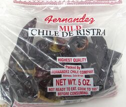 Red Chile Whole Pods Mild Spice 5 oz Mexican de Ristra Fernandez Colorad... - $10.82