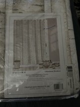 Hauntman Brothers &quot;White Birch&quot; 1pc Fabric Shower Curtain 72x72 Nip - £33.39 GBP